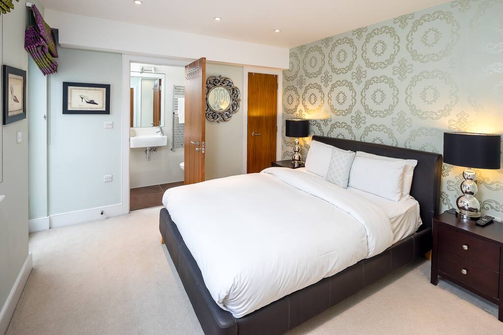 The master bedroom.