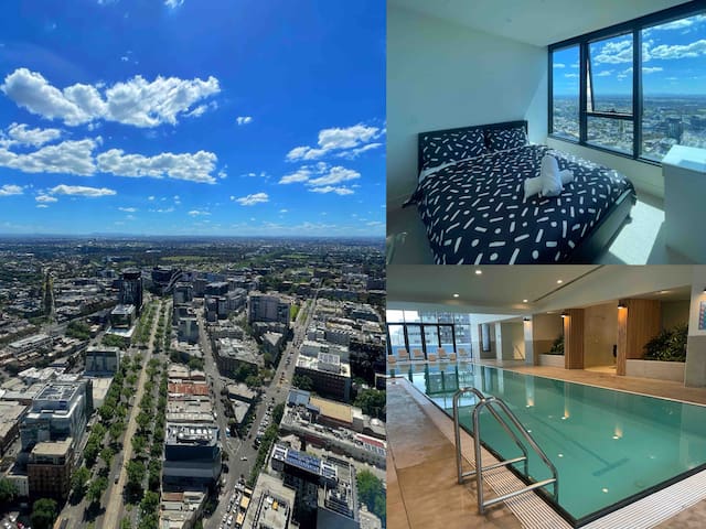 Heart CBD Sky High2BR Stunning View/Pool/Gym/Sauna