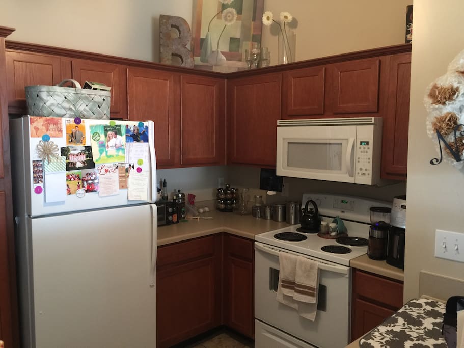 Plenty of room for cooking your own meal in the Kitchen.