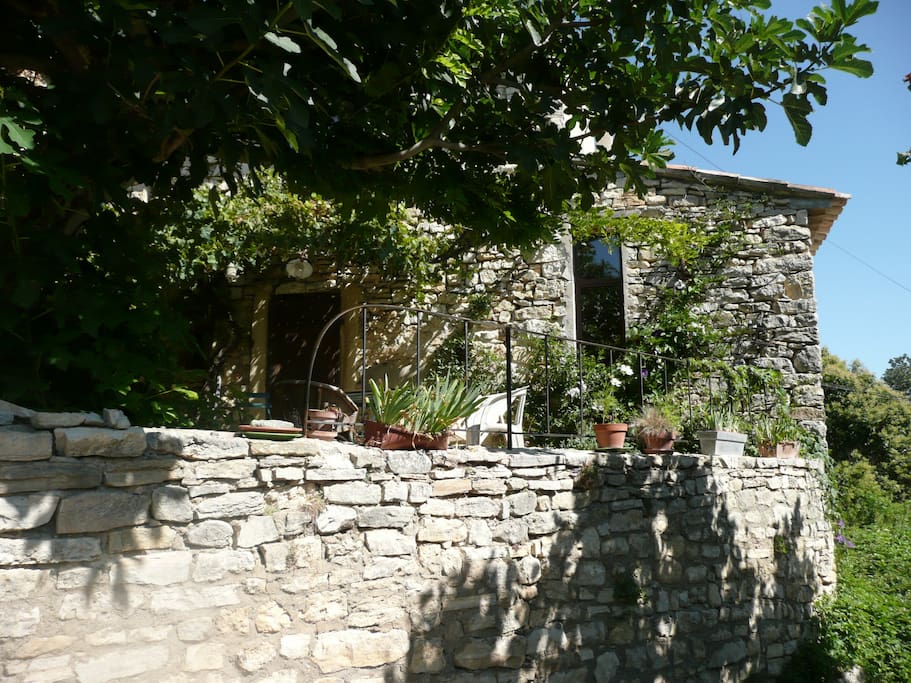 vue extérieur sur la maison