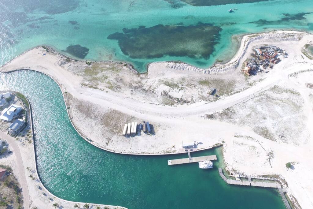 Channel entrance.