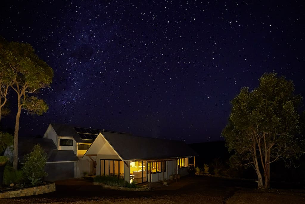 Stargazer Lookout on a clear night