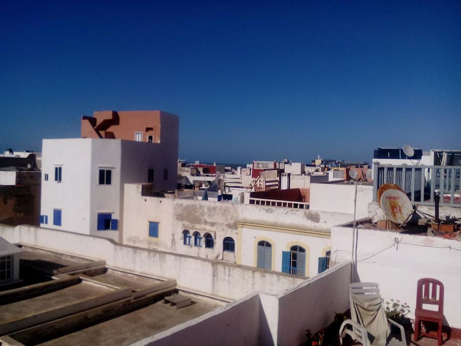 Vue de la Médina depuis la terrasse