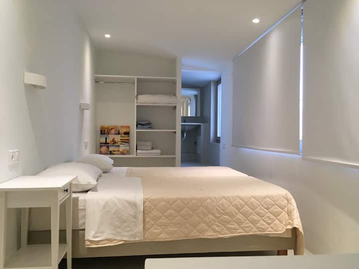 Chumba cha kulala cha juu kilicho na mwonekano
