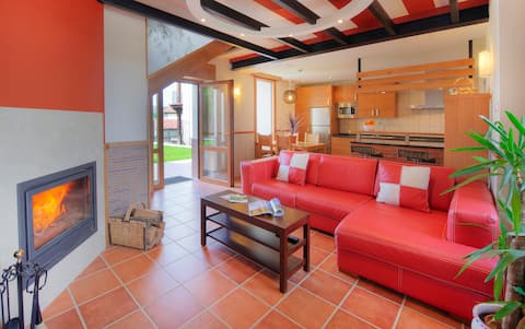 Airbnb con mejor rendimiento: Duplex apartment with garden and fireplace - Navarra en Navarra