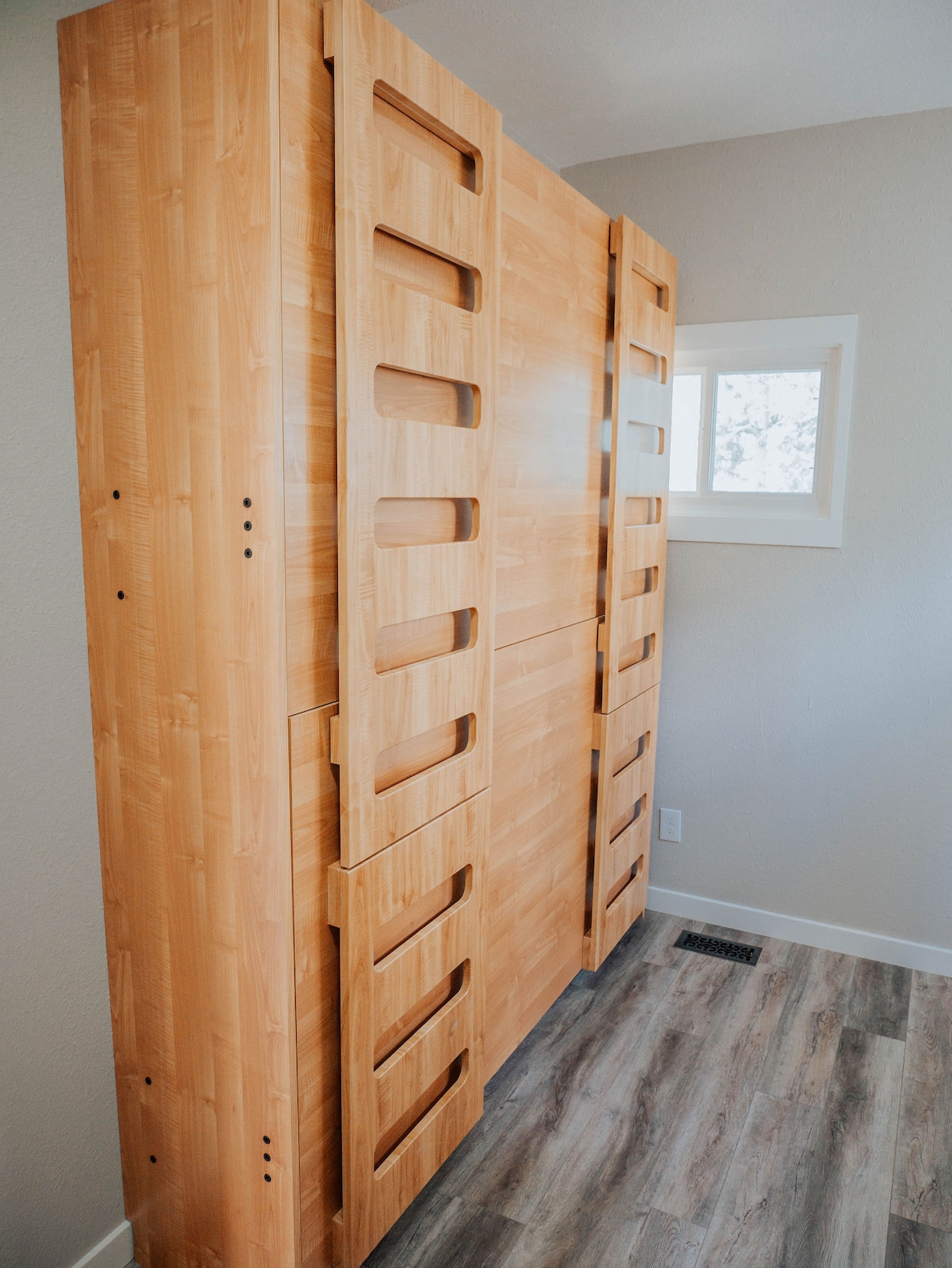 Collapsed twin bunk Murphy Bed