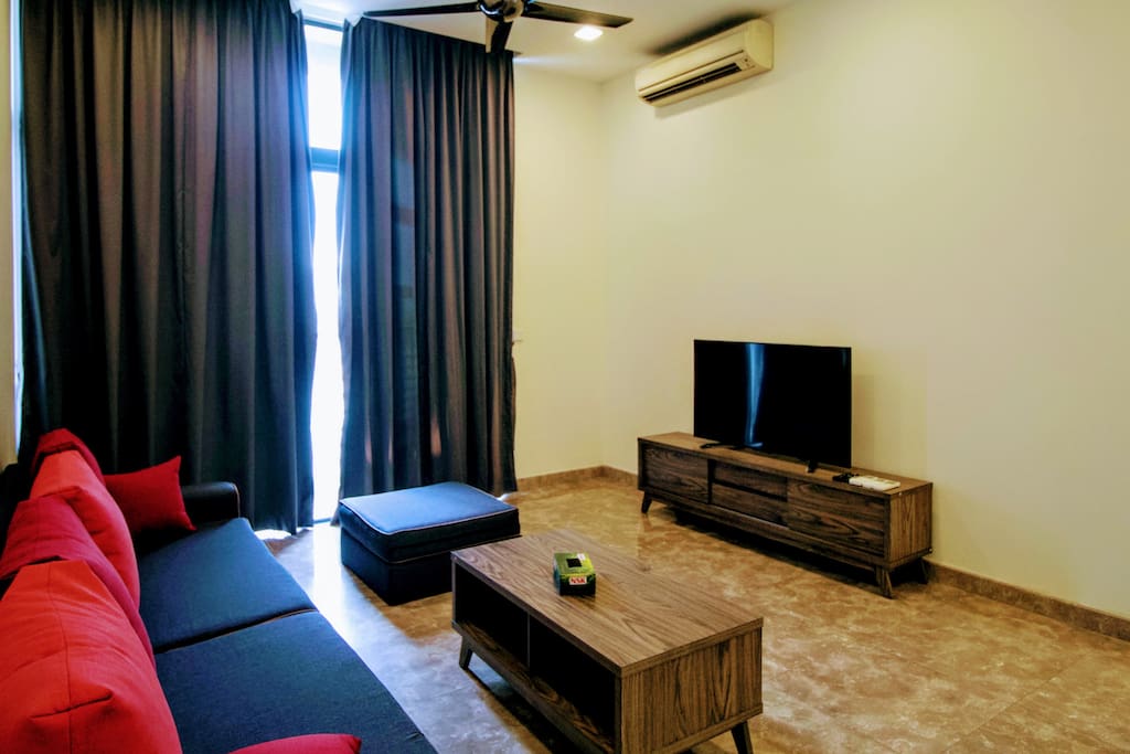 Living Hall with TV & TV box