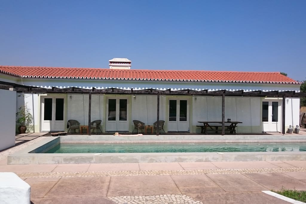 View on common house.
