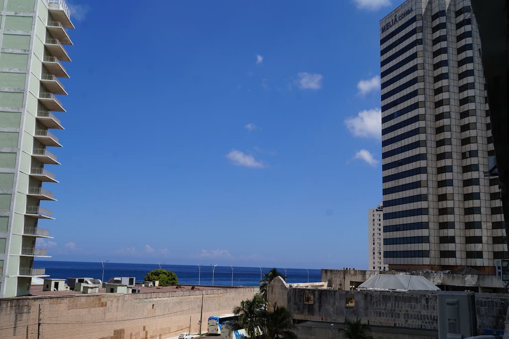 Vista desde el balcón techado