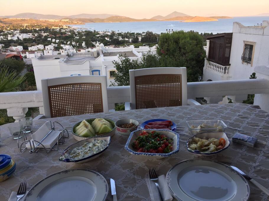 Balcony with a wonderful sea view