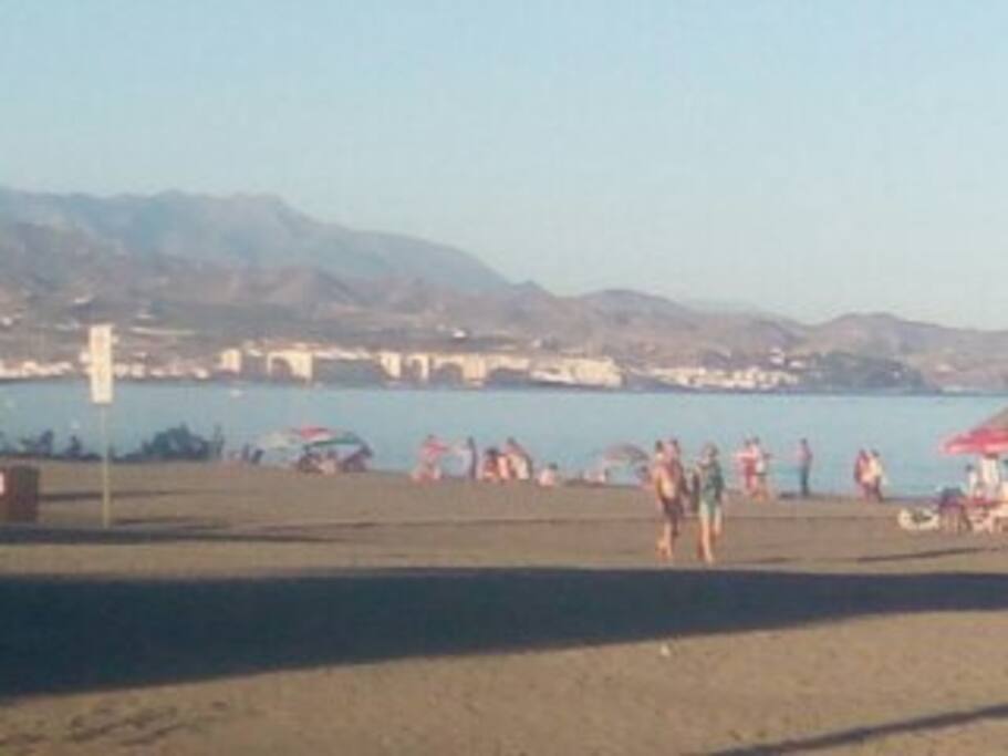 la plage de Torre del Mar