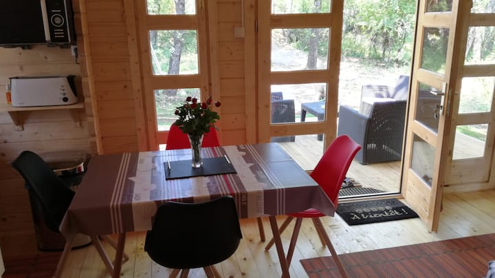 Lodge"lestreilles Sauvages",sauna*en Option. - Fayence