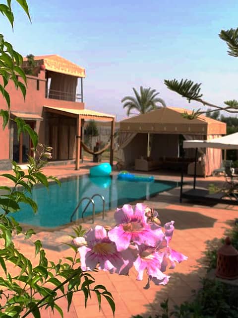 Villa farm host heated pool view Grand Atlas
