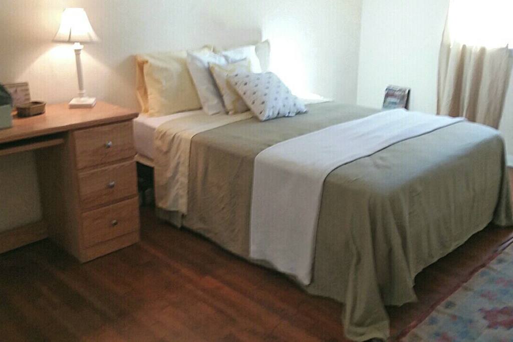 super comfy bed, organic cotton plush sheets & bedding, extra pillows