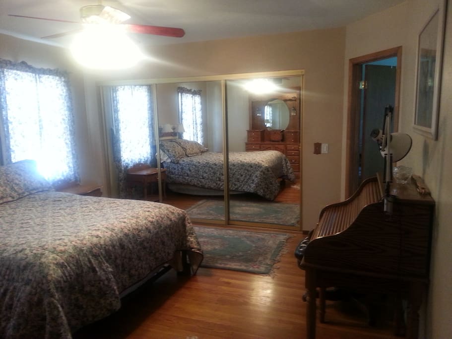 Large comfortable bedroom