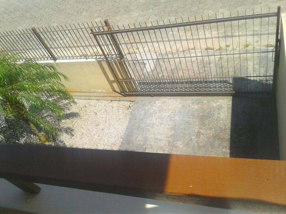 A entrada da casa...
