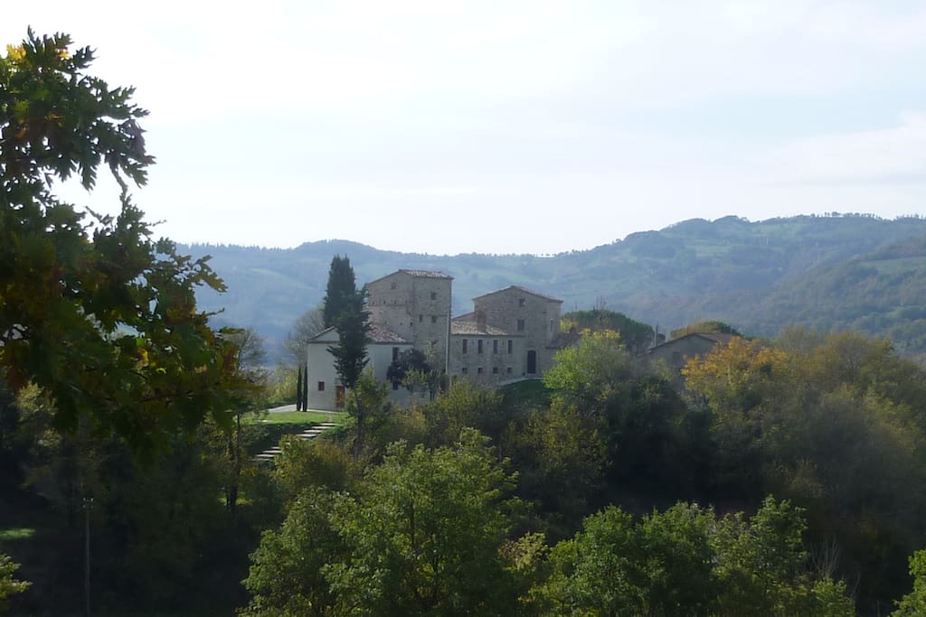 Across the valley