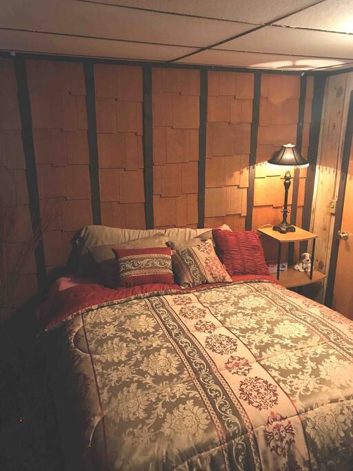 The bed room is on the other side of the apartment - perfect place to get a good night rest