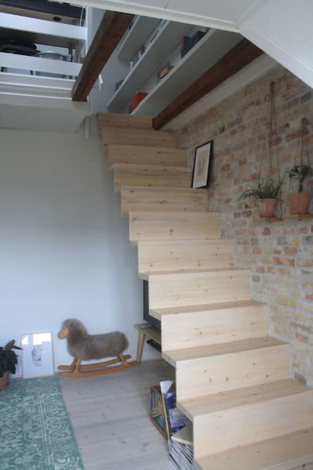 Stairway to loft