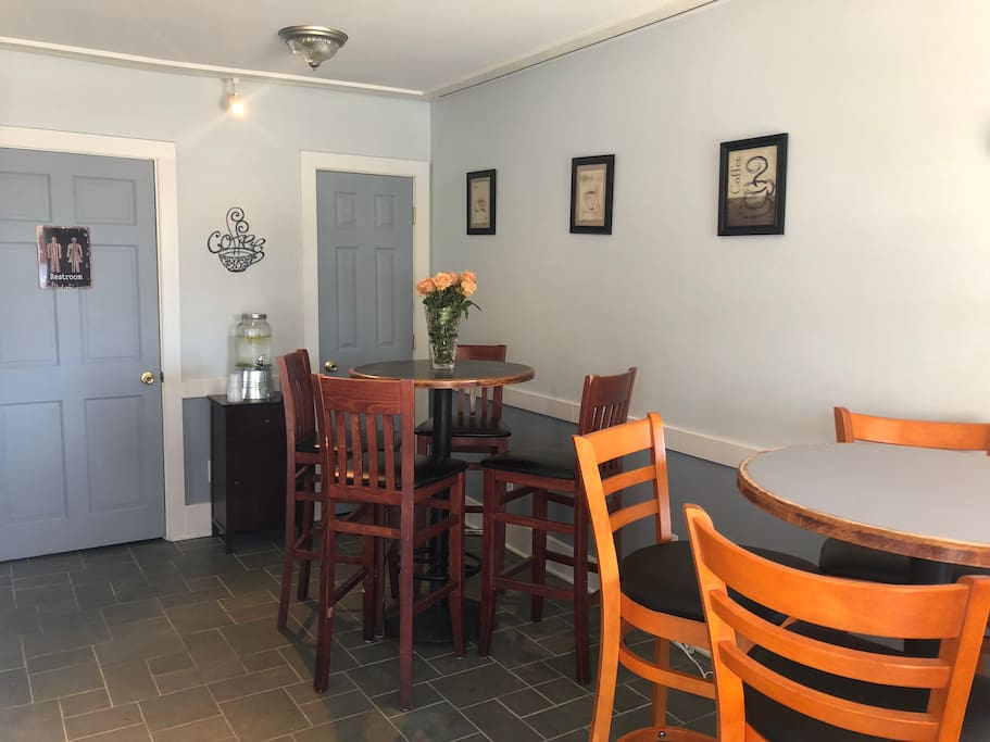 Cafe entrance