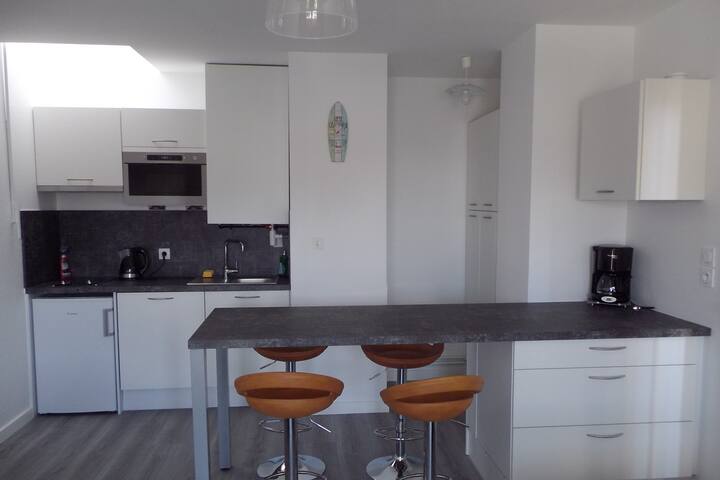 Super studio 30M2 avec terrasse au port Olona