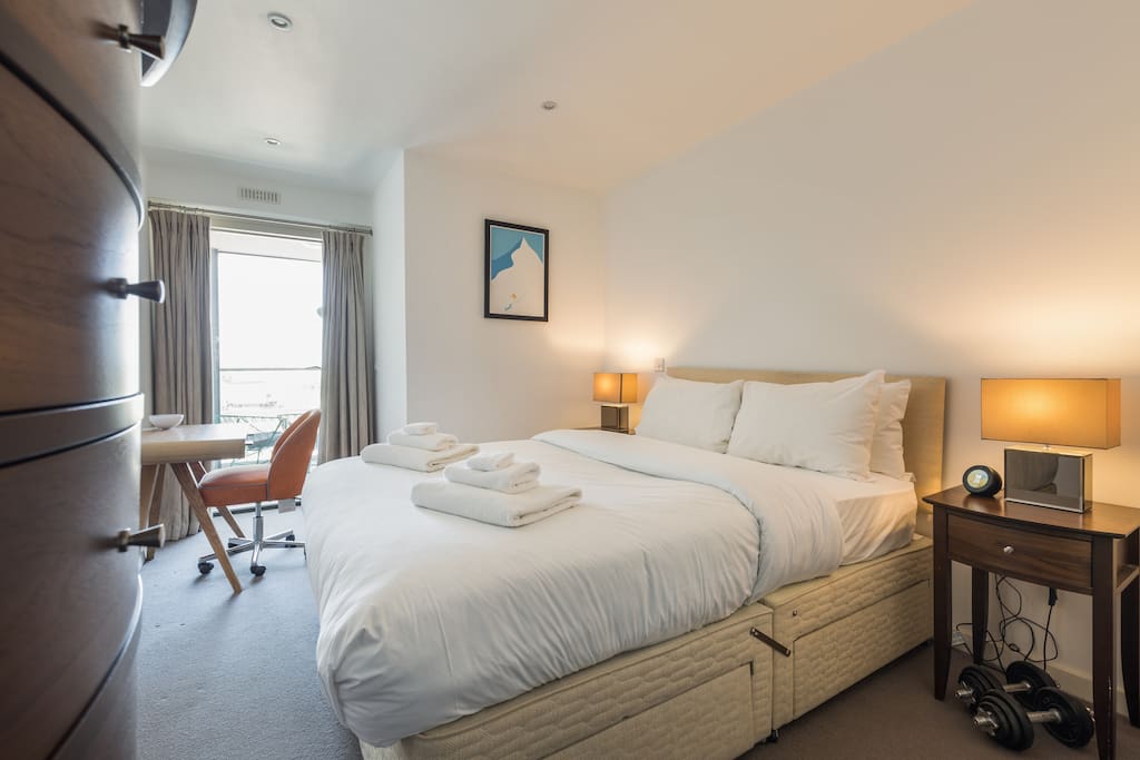 The master bedroom