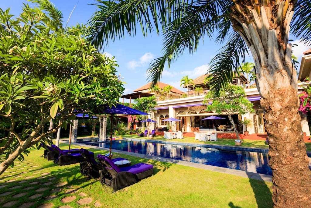 Sayang D'Amour- Lush gardens surround style and glamour.