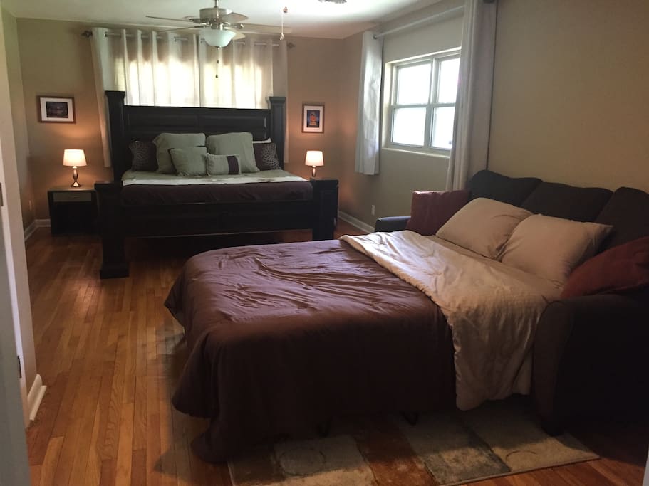 Set up to accommodate 3-4 guests