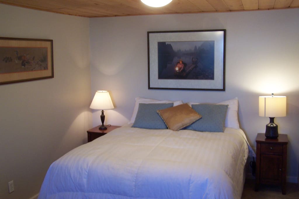 Our beds are very comfortable and the pillows and linens are soft and luxurious.
