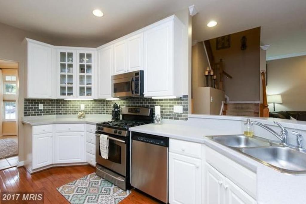 Shared kitchen on main level