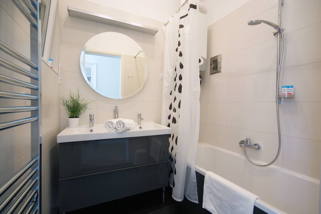 Bathroom with tub
