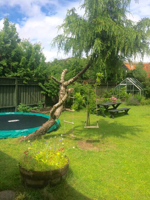 Childrens corner in the garden