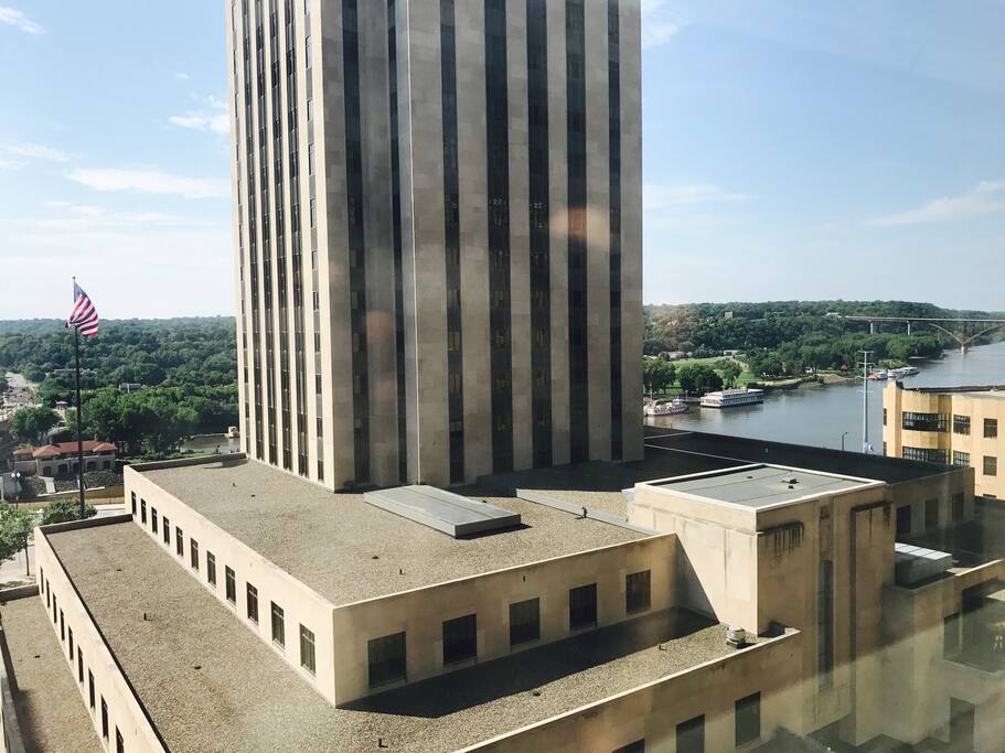 View from second window - Ramsey County Courthouse