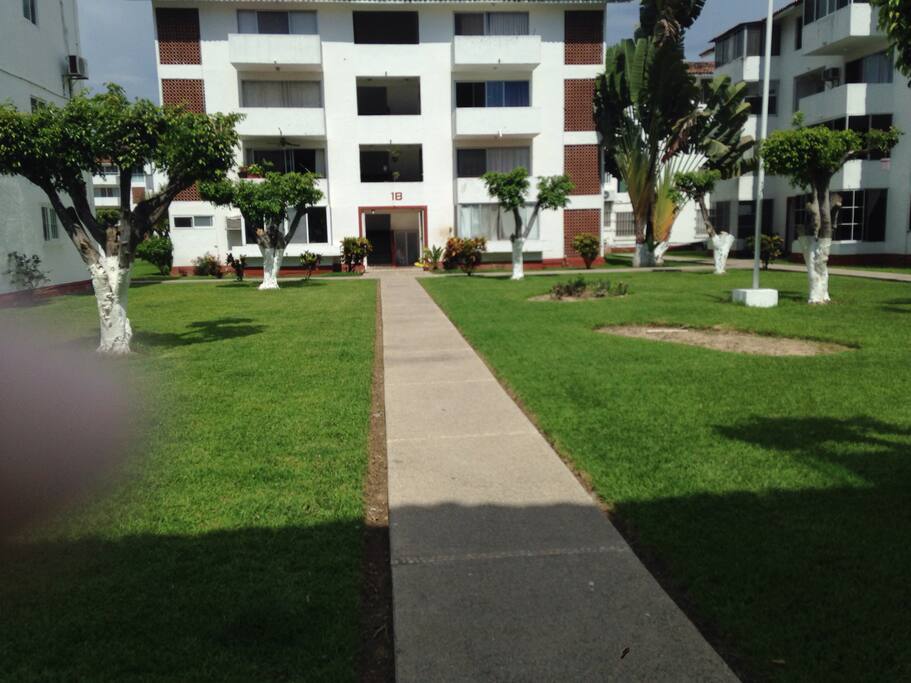 Outside of the building