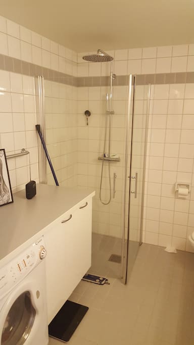 Bathroom with heaven shower