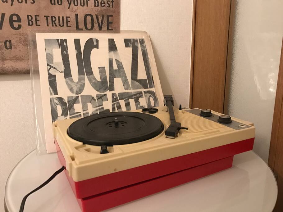 Go vinyl!! Huge record shop close by so you can enjoy vinyl life every day!!
