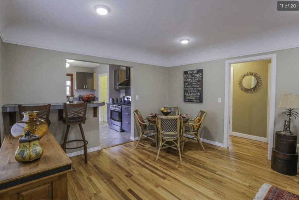 High ceilings, great lighting.