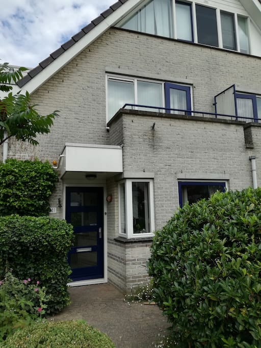 front of the house