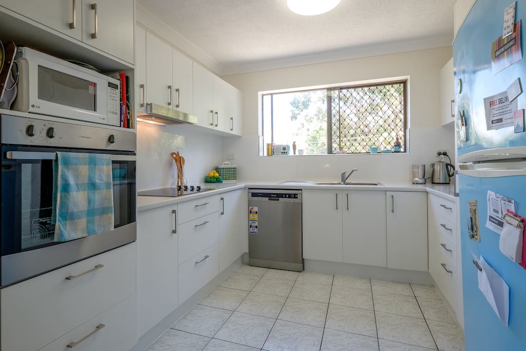 Well equipped kitchen for your use.