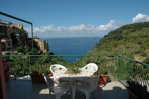 Apartment Sea View - free parking and wifi 5terre