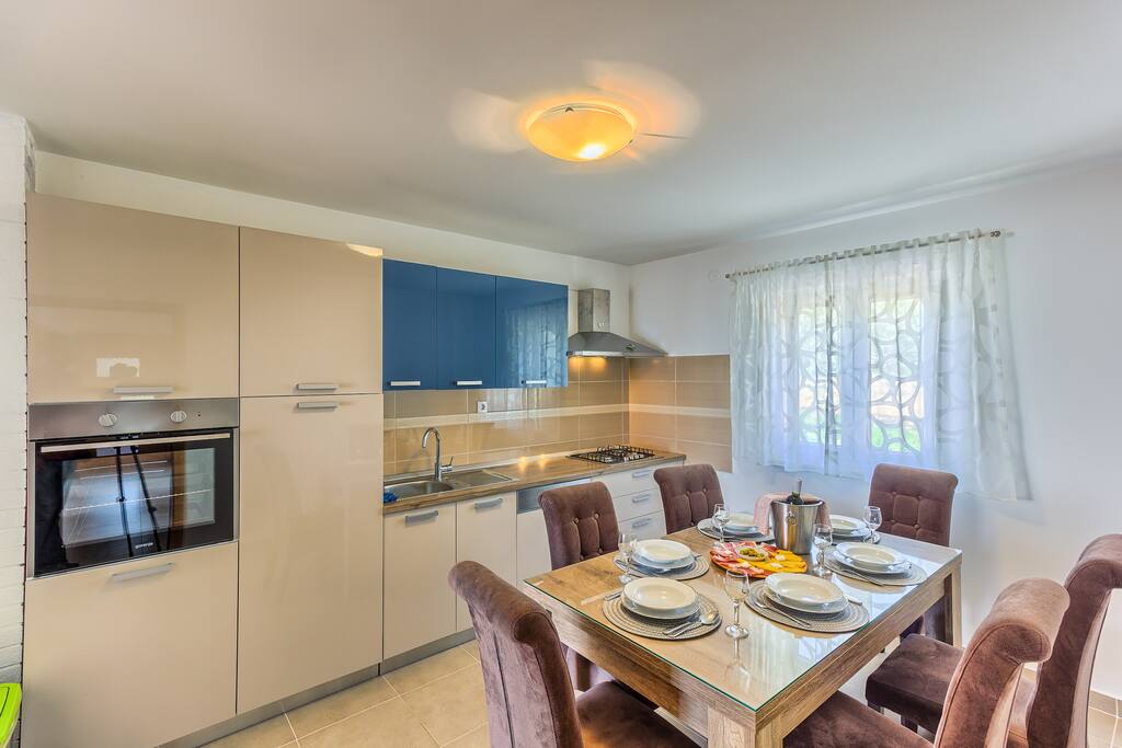 Kitchen with dining room