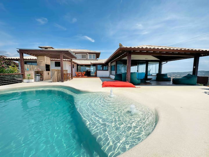 Cinematographic Triplex in Búzios with 360° free view
