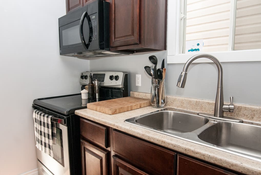 Fully equipped kitchen