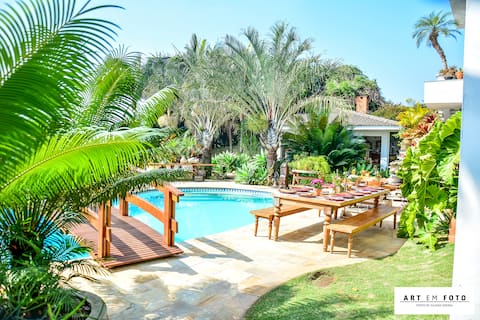 Natural luxury house.