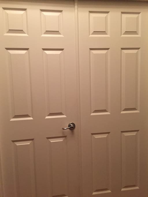 Private one bedroom with double doors