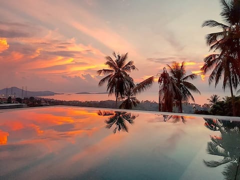 Amazing Sea View 2 BDR Private Pool Villa, Chaweng