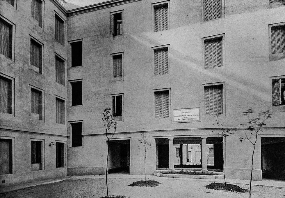 El primer Patio y sus primeros 4 Habitantes