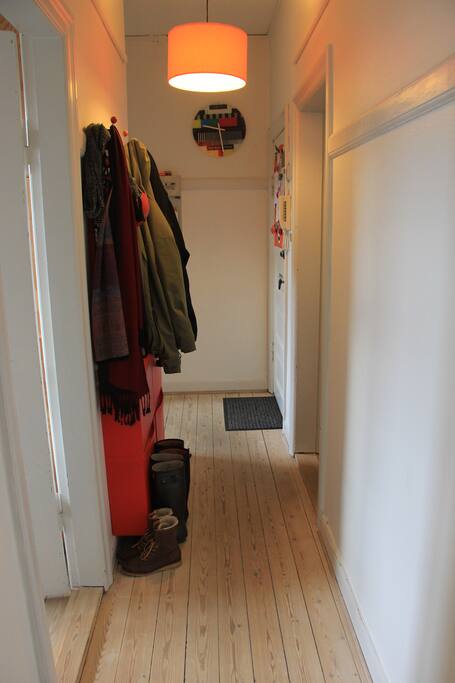 Hallway. Lots of room for coats and footwear
