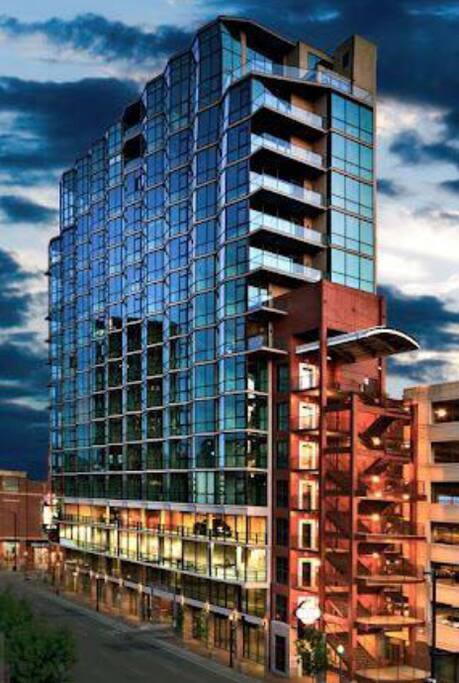 The condo building