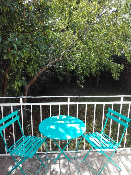 Pause sur le balcon ...